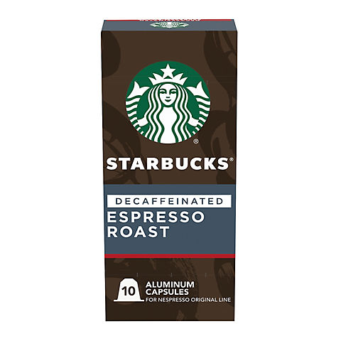 Starbucks by Nespresso Original Line Capsules Decaf Espresso Roast (60 pods)