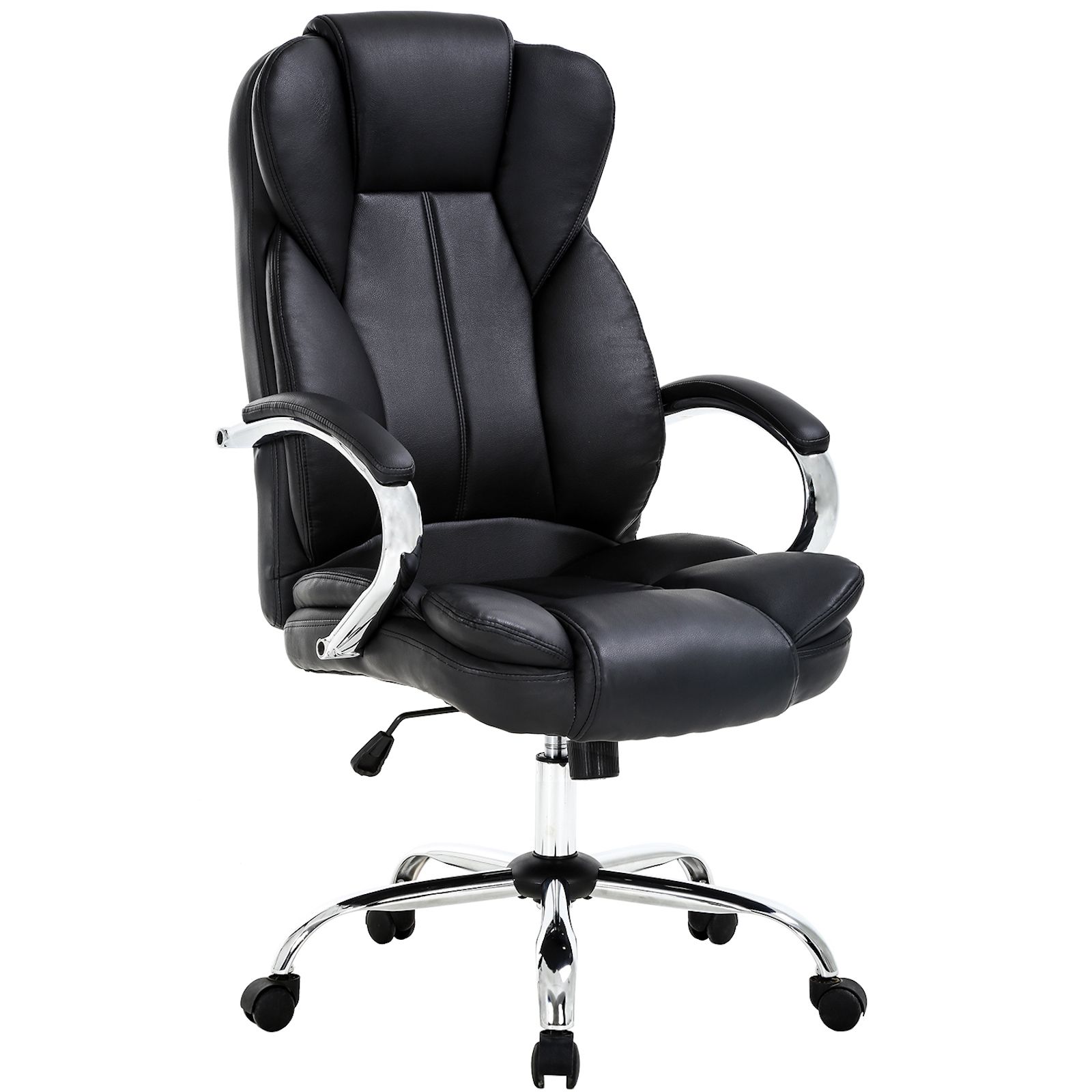 NOBLEMOOD High Back Office Chair Heated Executive Chair with 4 Points Massage, Swivel Ergonomic Desk Chair Breathable Big and Tall Reclining Chair