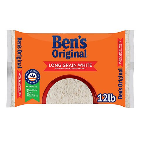 Ben's Original Enriched Long Grain White Parboiled Rice, 12 lbs.