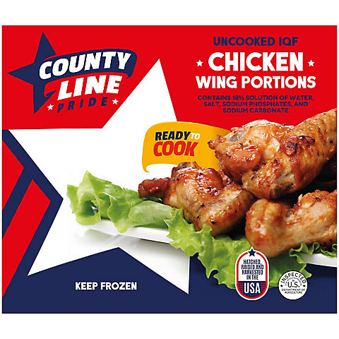 County Line Pride Chicken Wings, 5lbs.