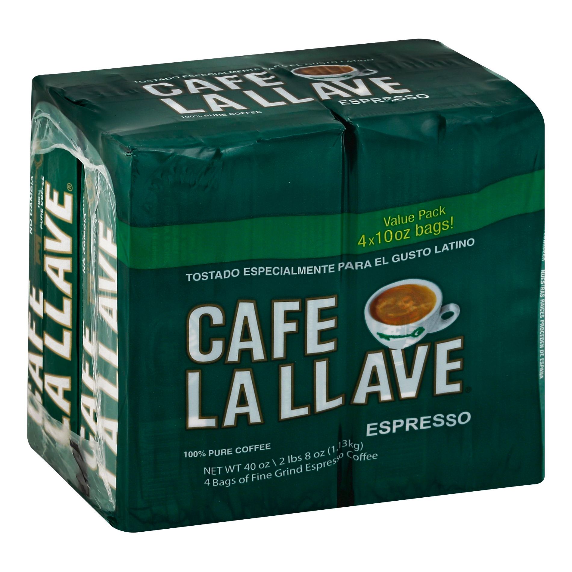 Cafe La Llave Espresso, 4 pk./10 oz.