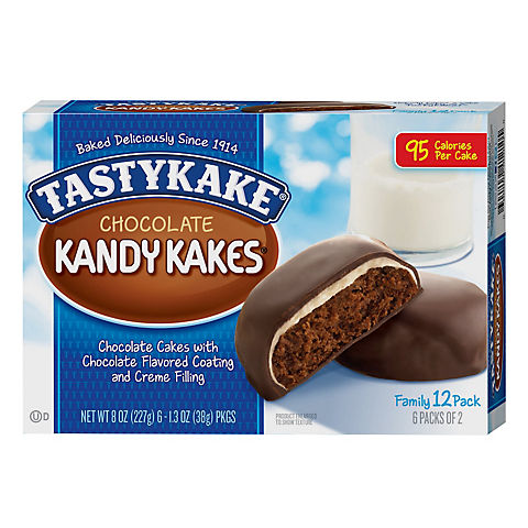 Tastykake Chocolate Kandy Kakes, 6 ct./1.3 oz.