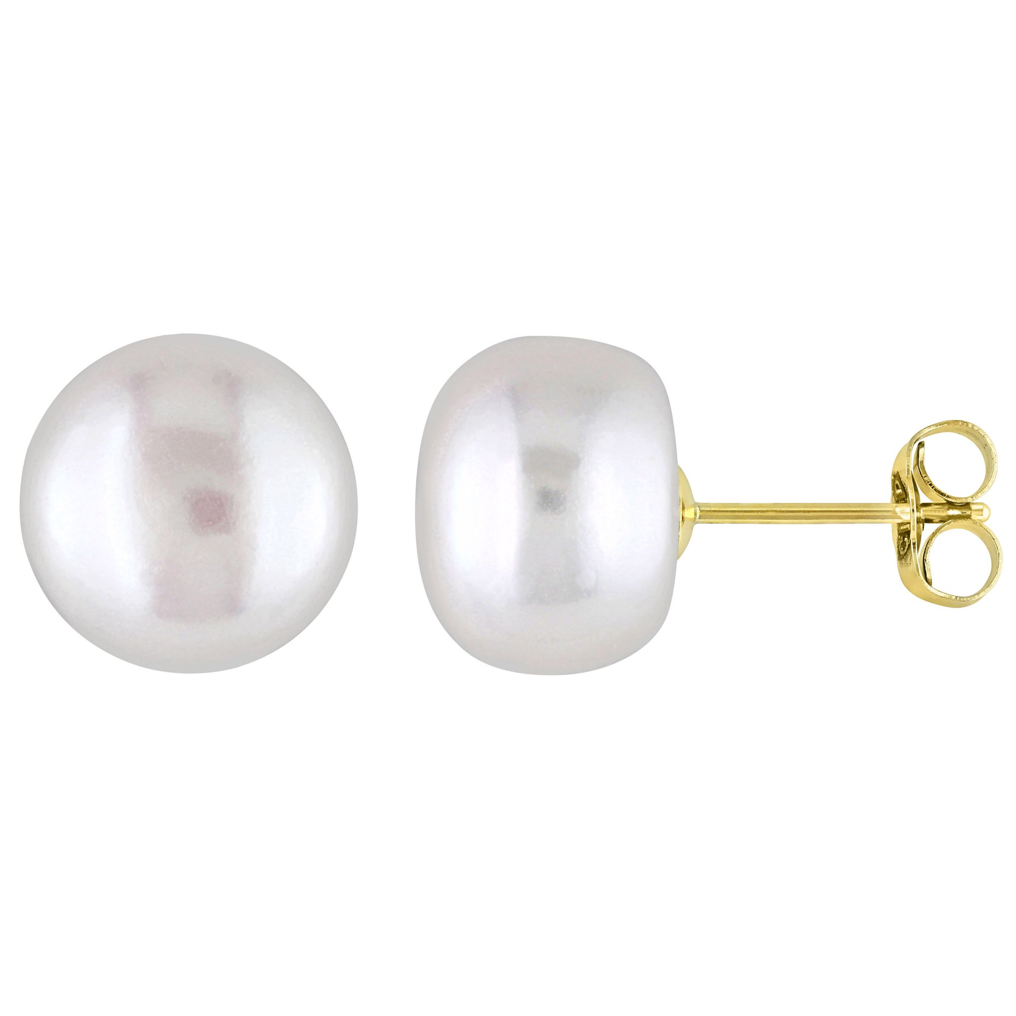 chanel stud earrings gold 14k