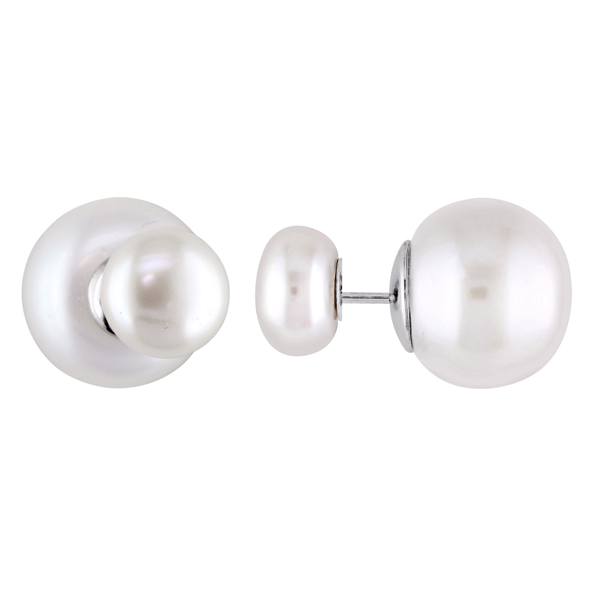 Pearl Stud Earrings Classic Freshwater