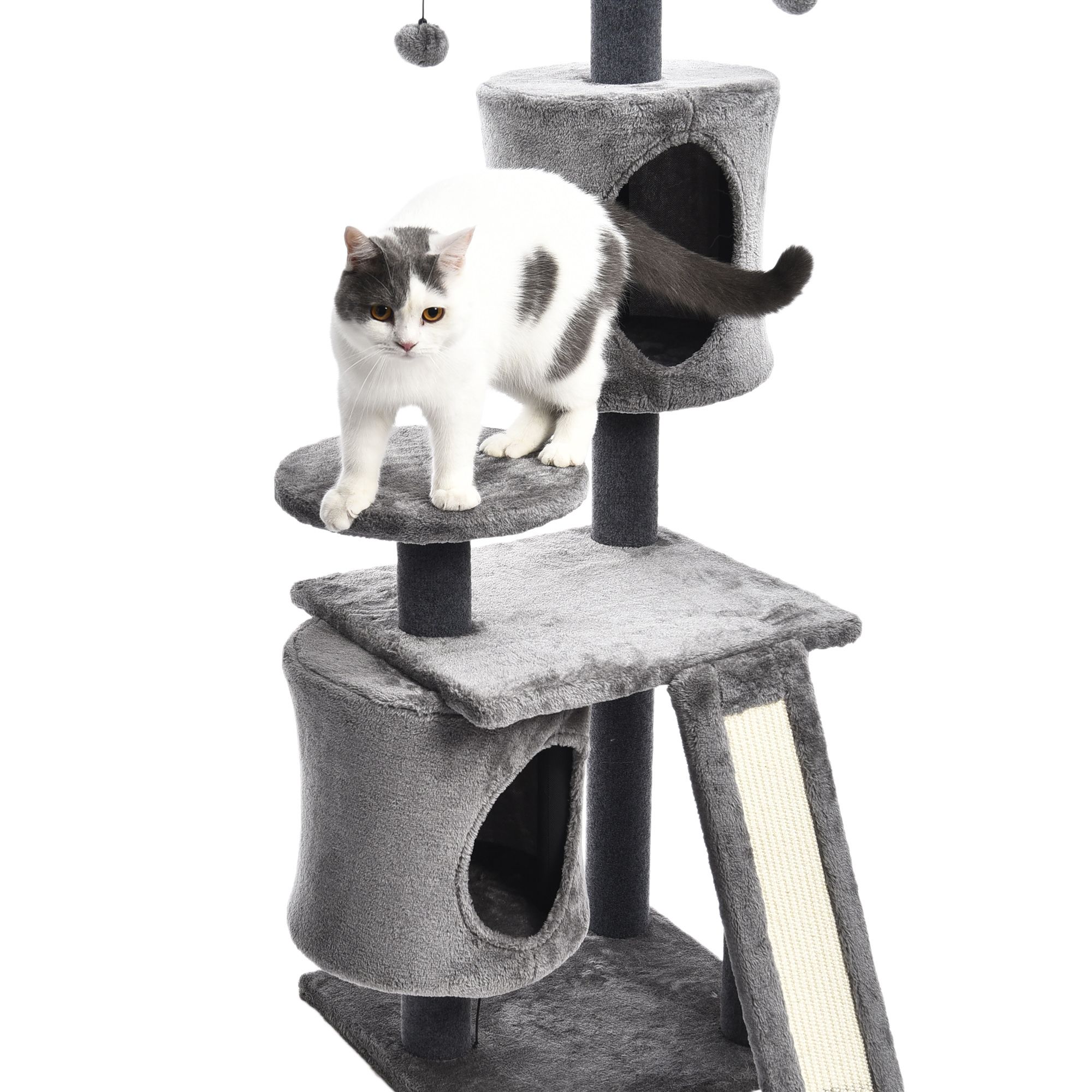 Cat Craft Cat Condo Duplex Playset 53"- Grey