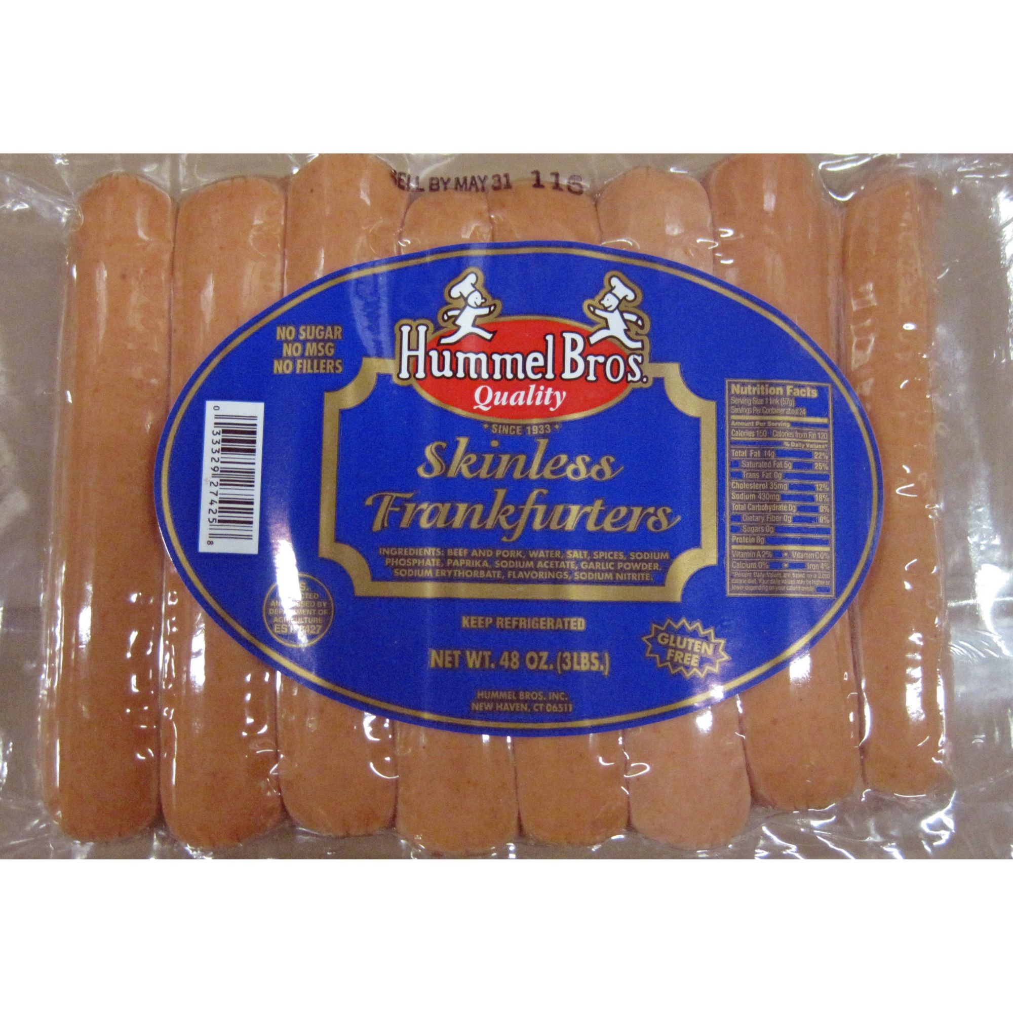 Hummel Bros. Skinless 3 lbs - BJs WholeSale Club