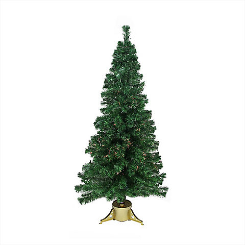 Northlight 4' Pre-Lit Color Changing Fiber Optic Artificial Christmas Tree