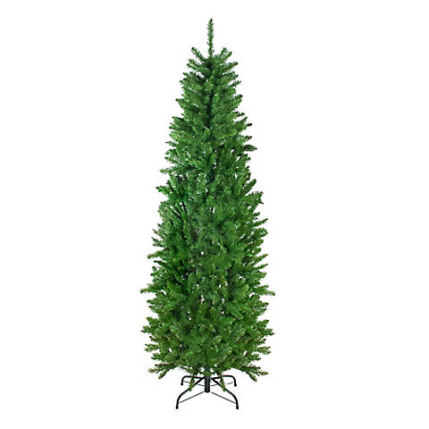 Northlight 7.5' Unlit Pencil White River Fir Artificial Christmas Tree