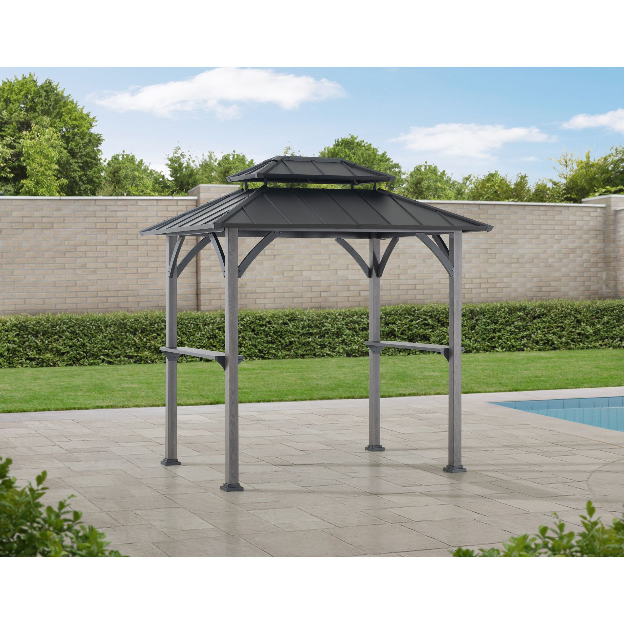 6' x 8' Aluminum Grill Gazebo