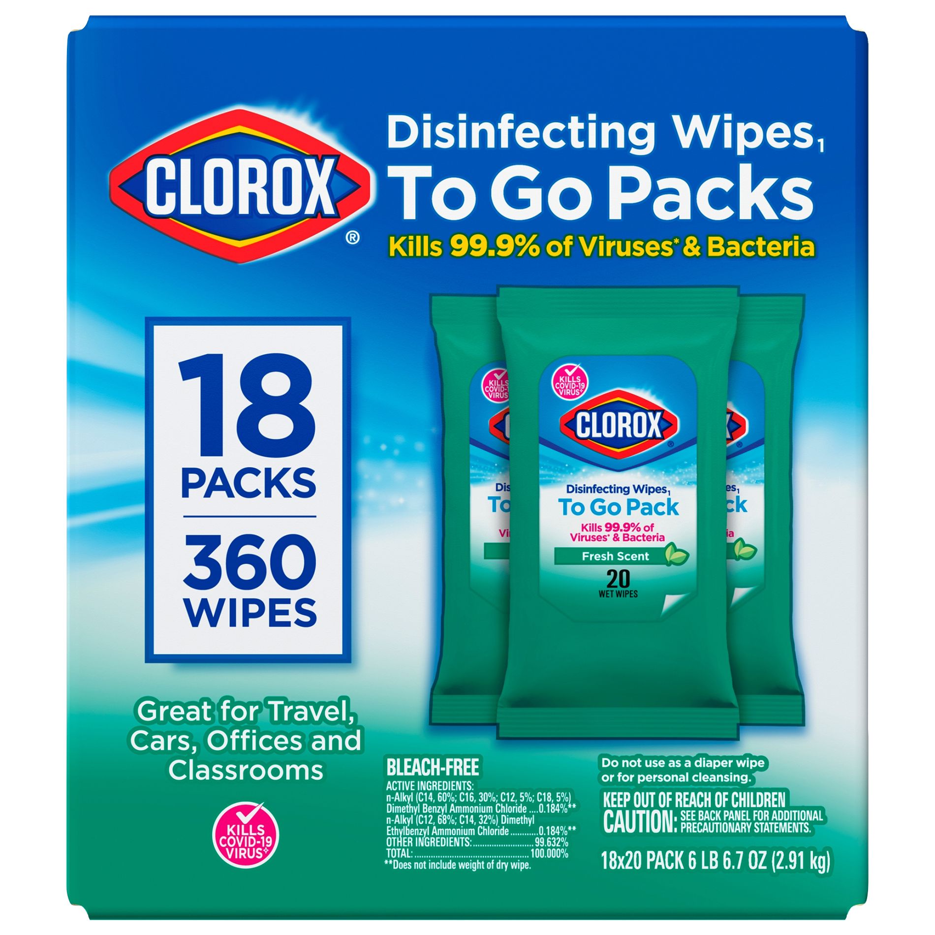 Clorox Disinfecting Wipes Value Pack Bleach Free Cleaning Wipes