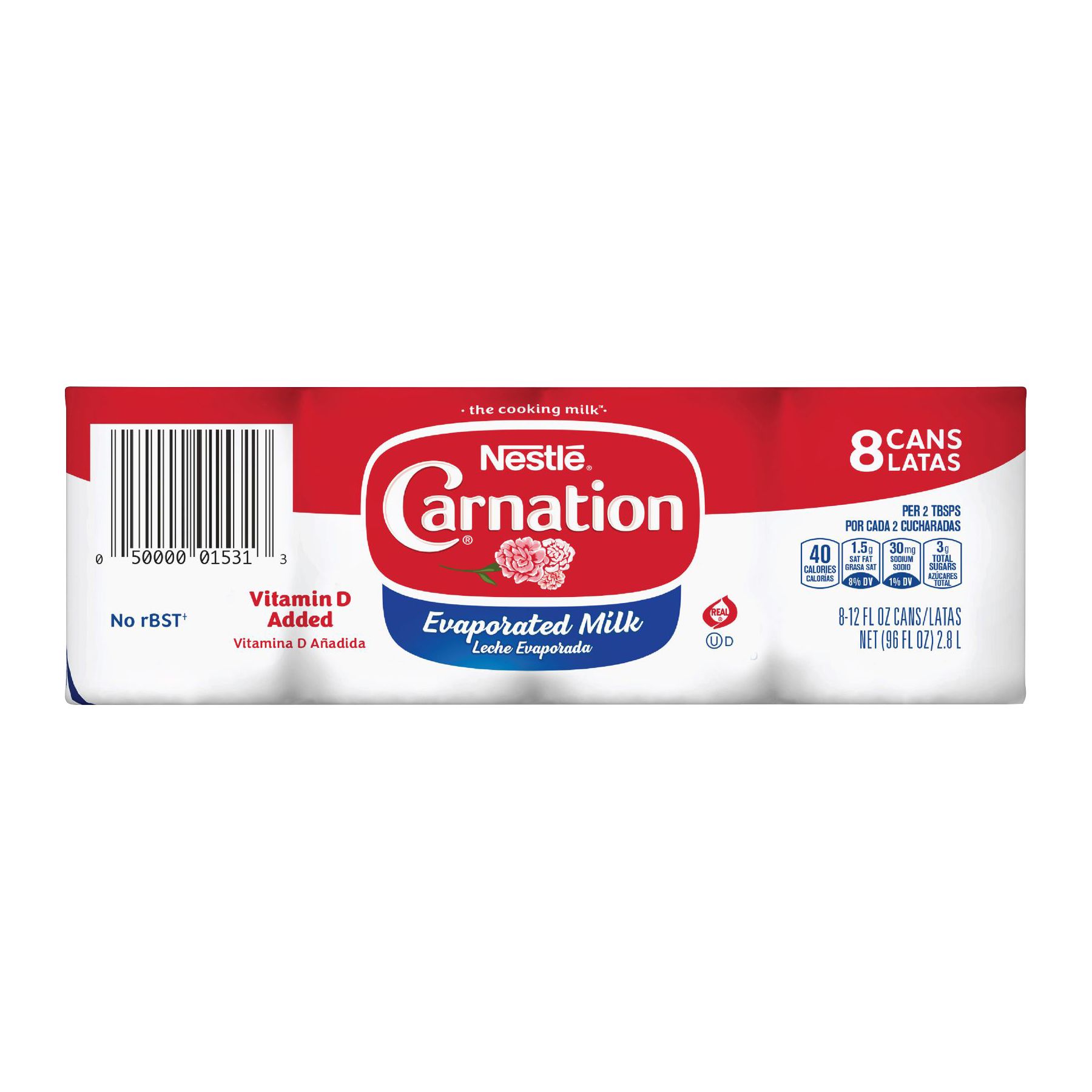 Carnation - Leche evaporada mexicana (paquete de 4) - 12 oz