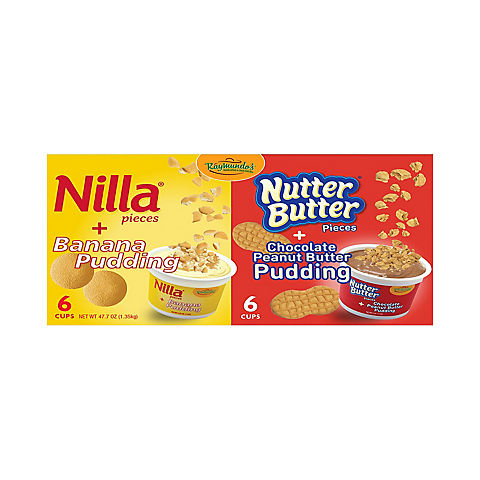 Raymundo's Nilla Wafer Pudding and Nutter Butter Pudding Variety Pack, 12 pk.