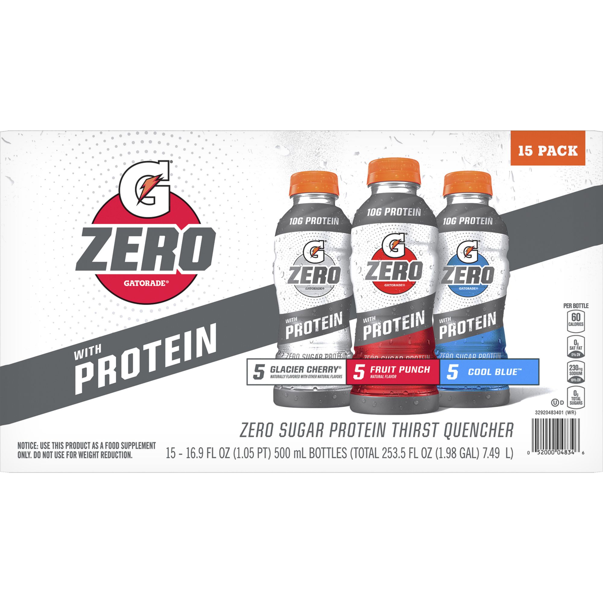 Gatorade Zero w/ Fruit Punch Protein Tablets