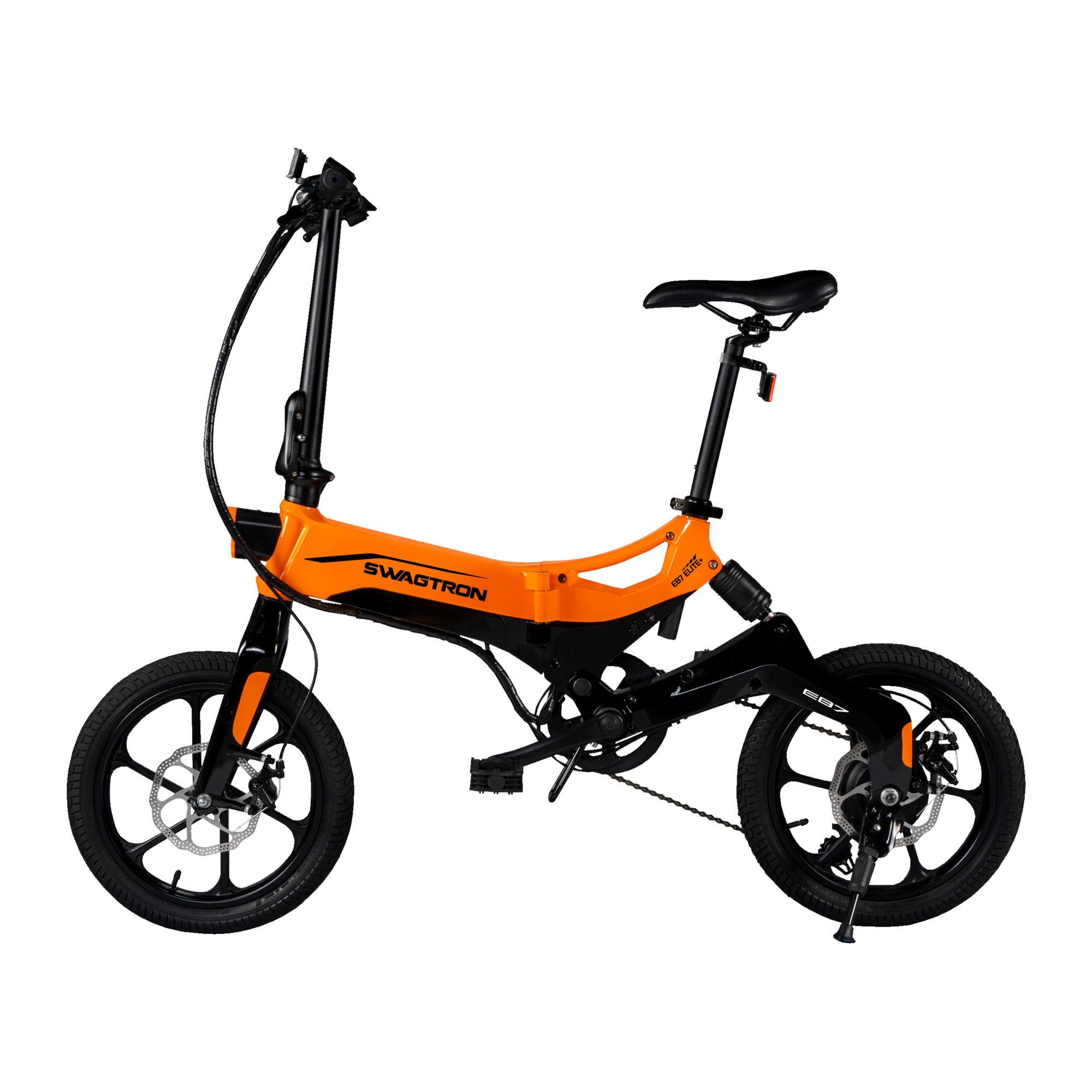 Swagtron EB7 Plus Electric Bike with Quick Shift Shimano 7 Speed