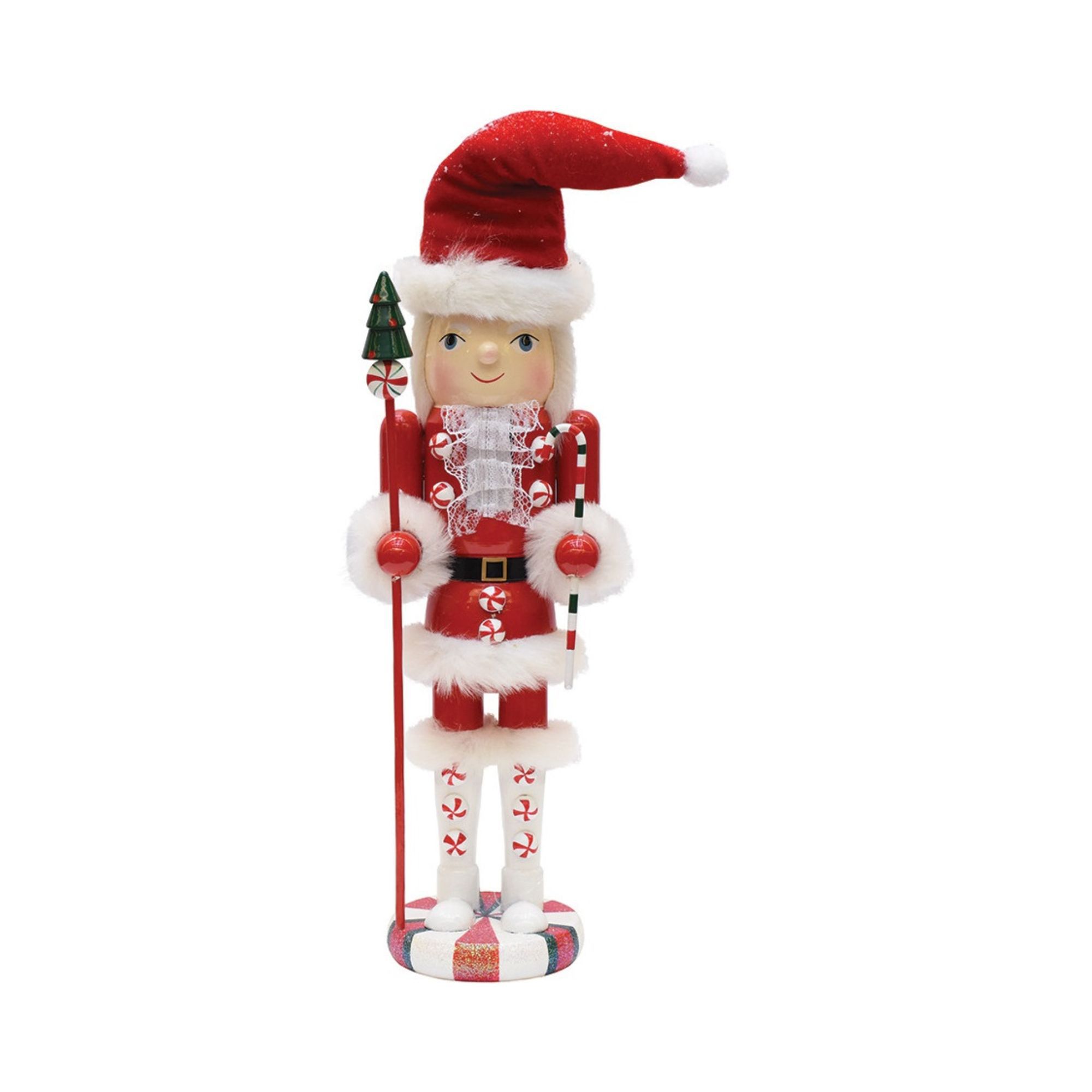 Nutcracker Merry Christmas Design - red Water Bottle by carmenjc