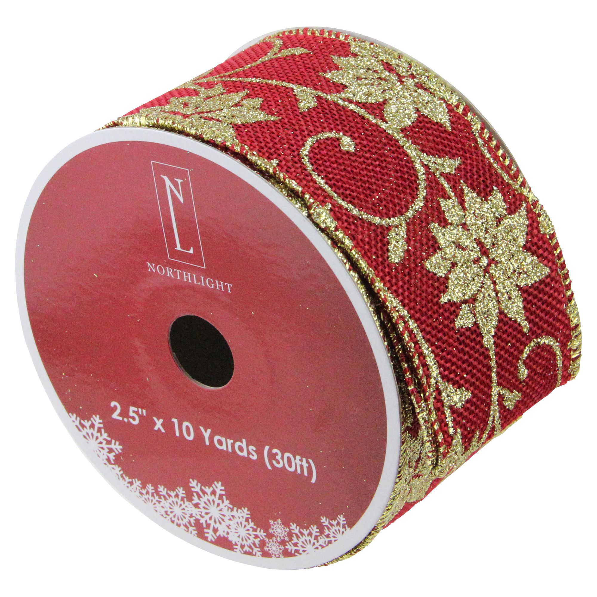 Wired Polyester Ribbon 4 x 5 yds.