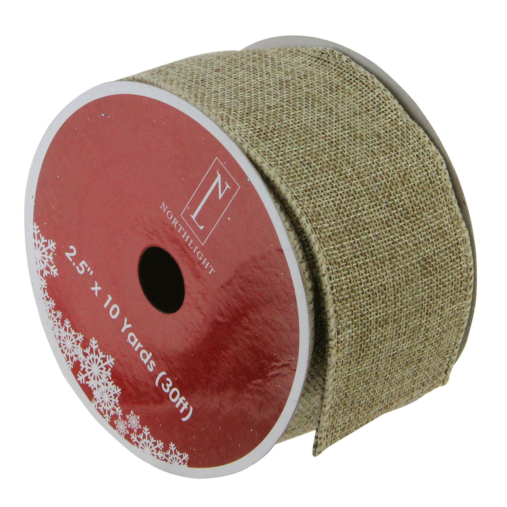 9 Wired Burlap Ribbon - Schroth Wholesale Supply Co