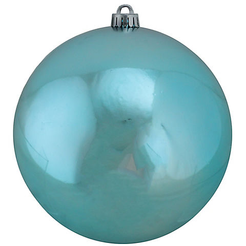Northlight 8" Shatterproof Shiny Christmas Ball Ornament - Turquoise Blue