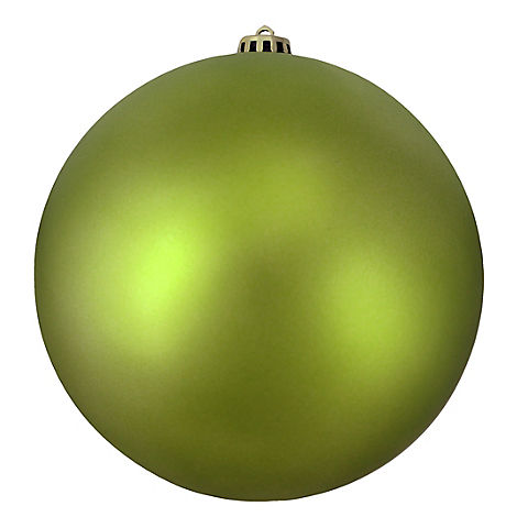 Northlight 8" Shatterproof Matte Commercial Christmas Ball Ornament - Kiwi Green