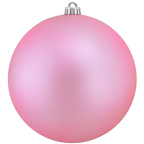 Northlight 8" Shatterproof Matte Orchid UV-Resistant Christmas Ball Ornament - Pink