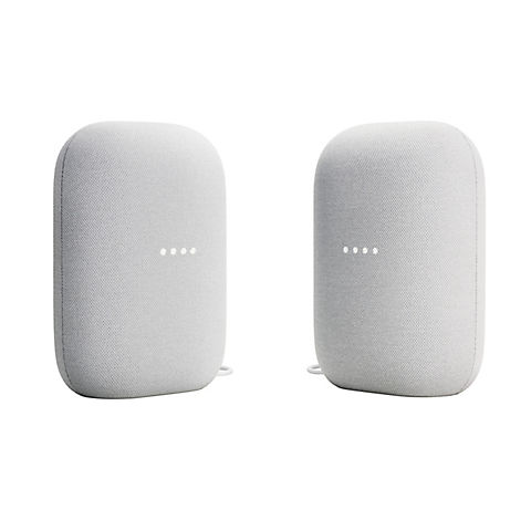 Google Nest Audio Smart Speaker, 2 pk. - Chalk