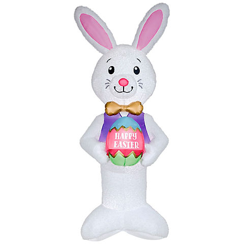 Gemmy 8-Ft. Airblown Inflatable Luxe Easter Bunny with Egg