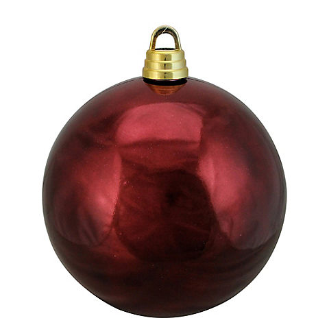 Northlight Shatterproof 12" Christmas Ball Ornament - Shiny Burgundy Red
