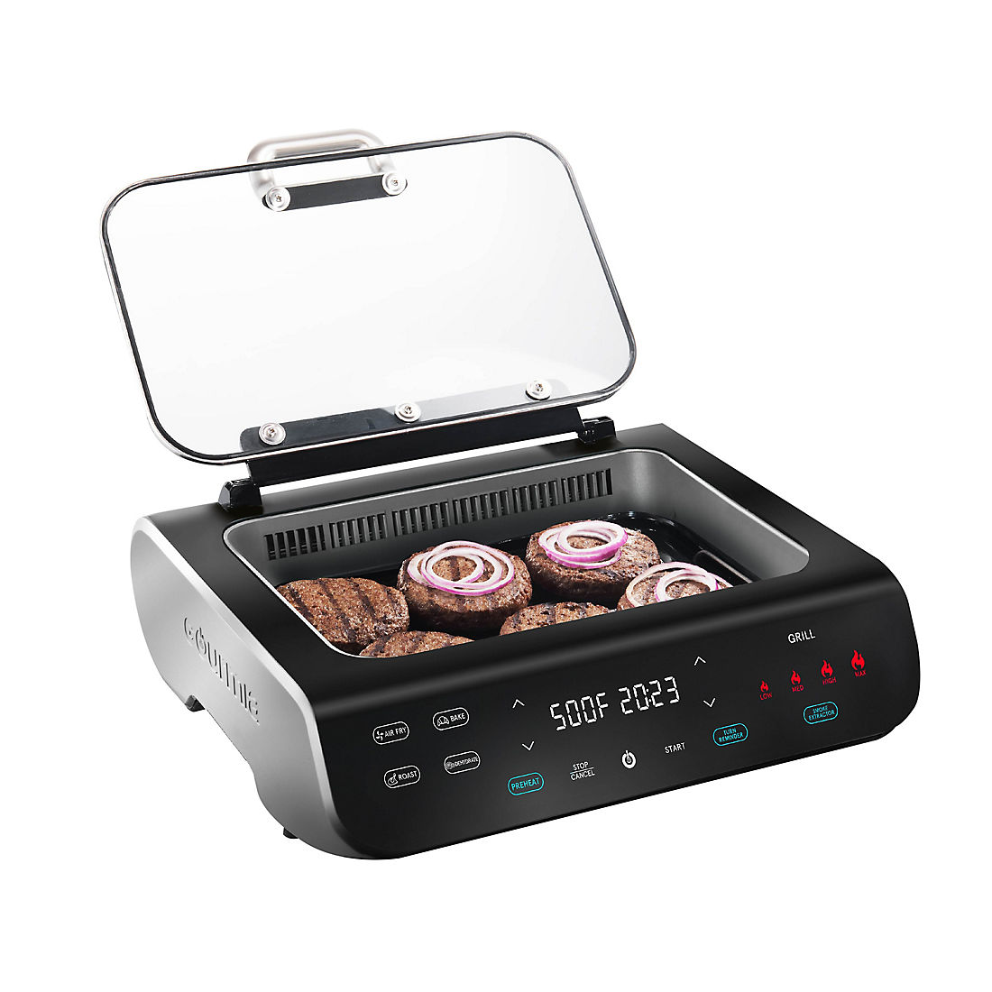 Gourmia Food Station Indoor Grill and Air Fryer