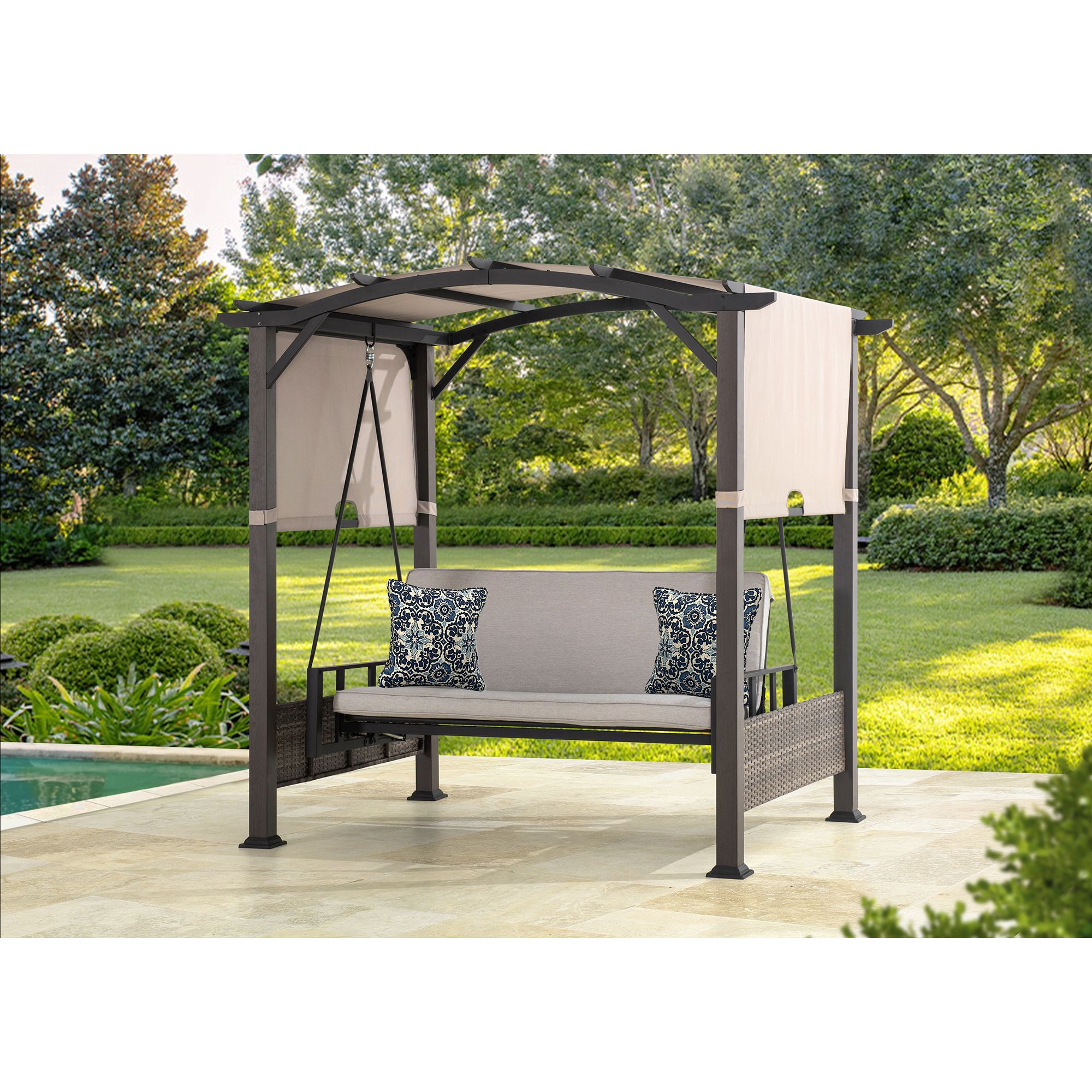 Berkley Jensen Daybed Pergola Swing BJ s Wholesale Club