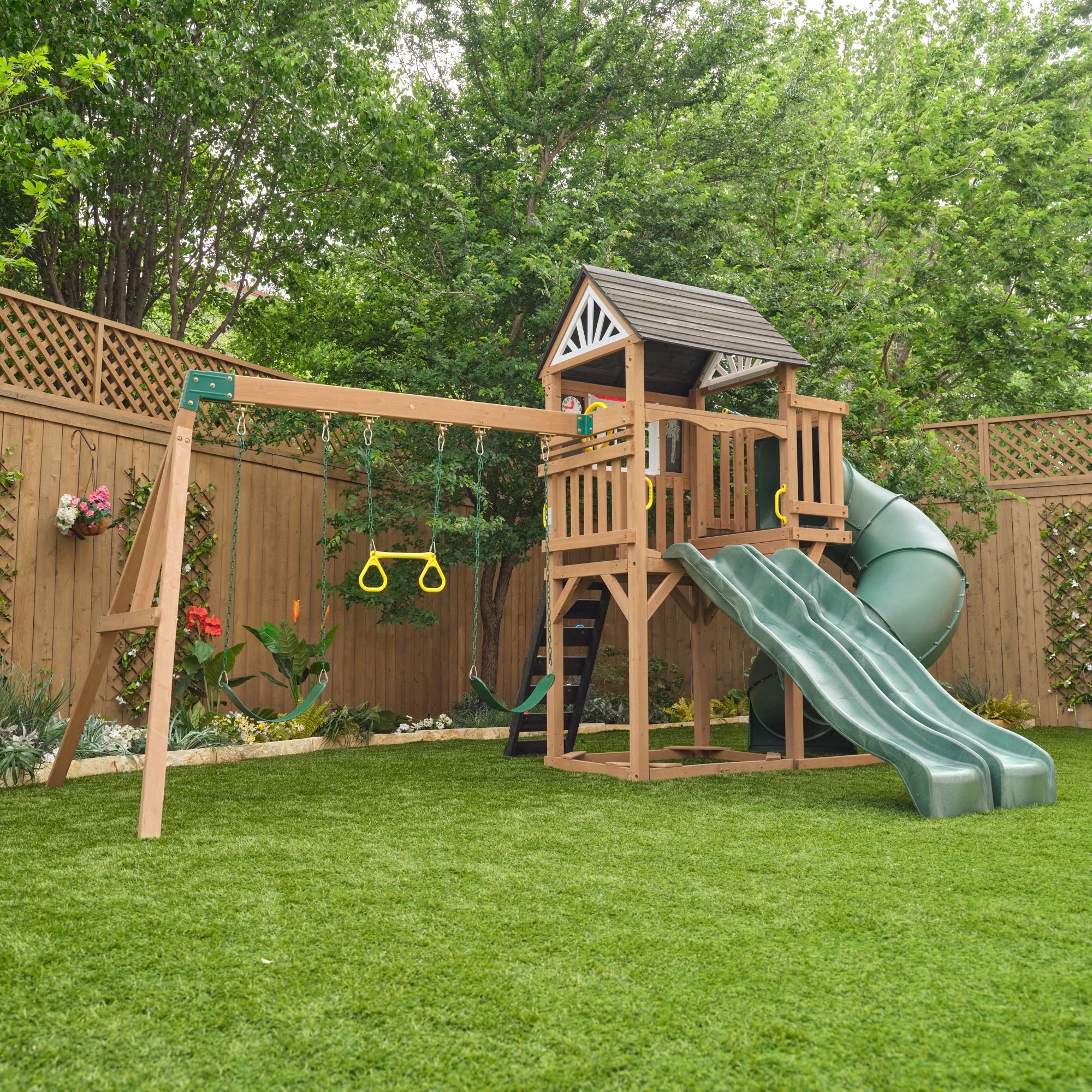 Wood deals play set