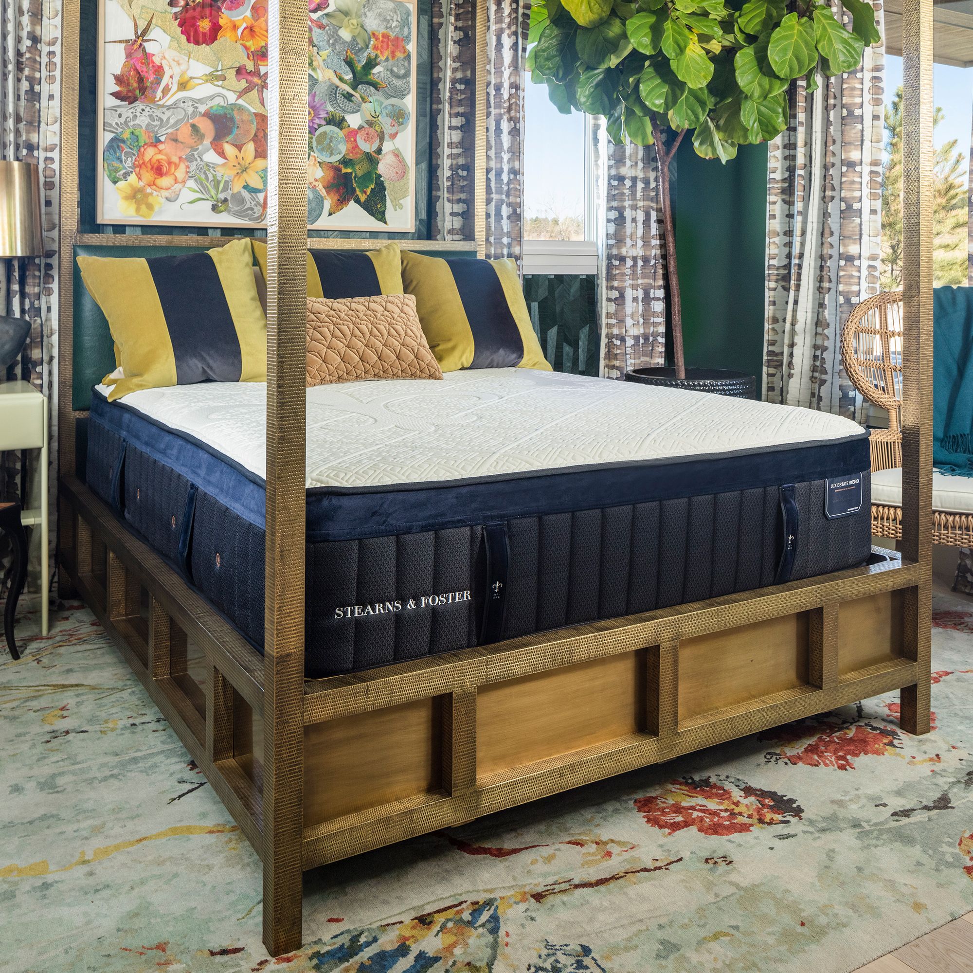 Stearns & Foster Lux Estate 16" Luxury King Size Mattress BJ's