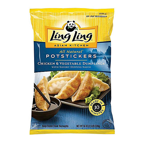 Ling Ling Chicken and Vegetable Potstickers, 3.5 lbs.