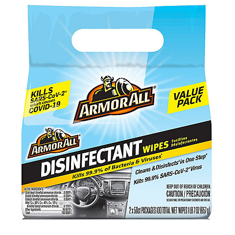 Armor All Disinfecting Wipes, 2 pk./50 ct.