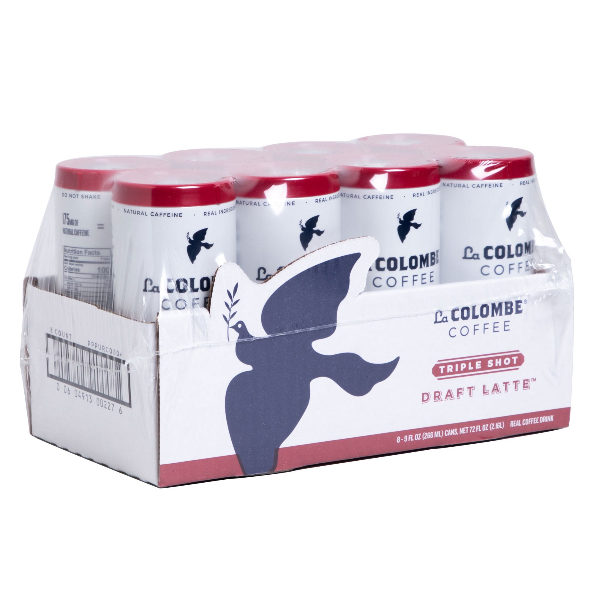 La Colombe Triple Draft Latte - 3 Shots Of Cold-Pressed Espresso and  Frothed Milk - Made With Real Ingredients - Grab And Go Coffee , 9 Fl Oz  (Pack of