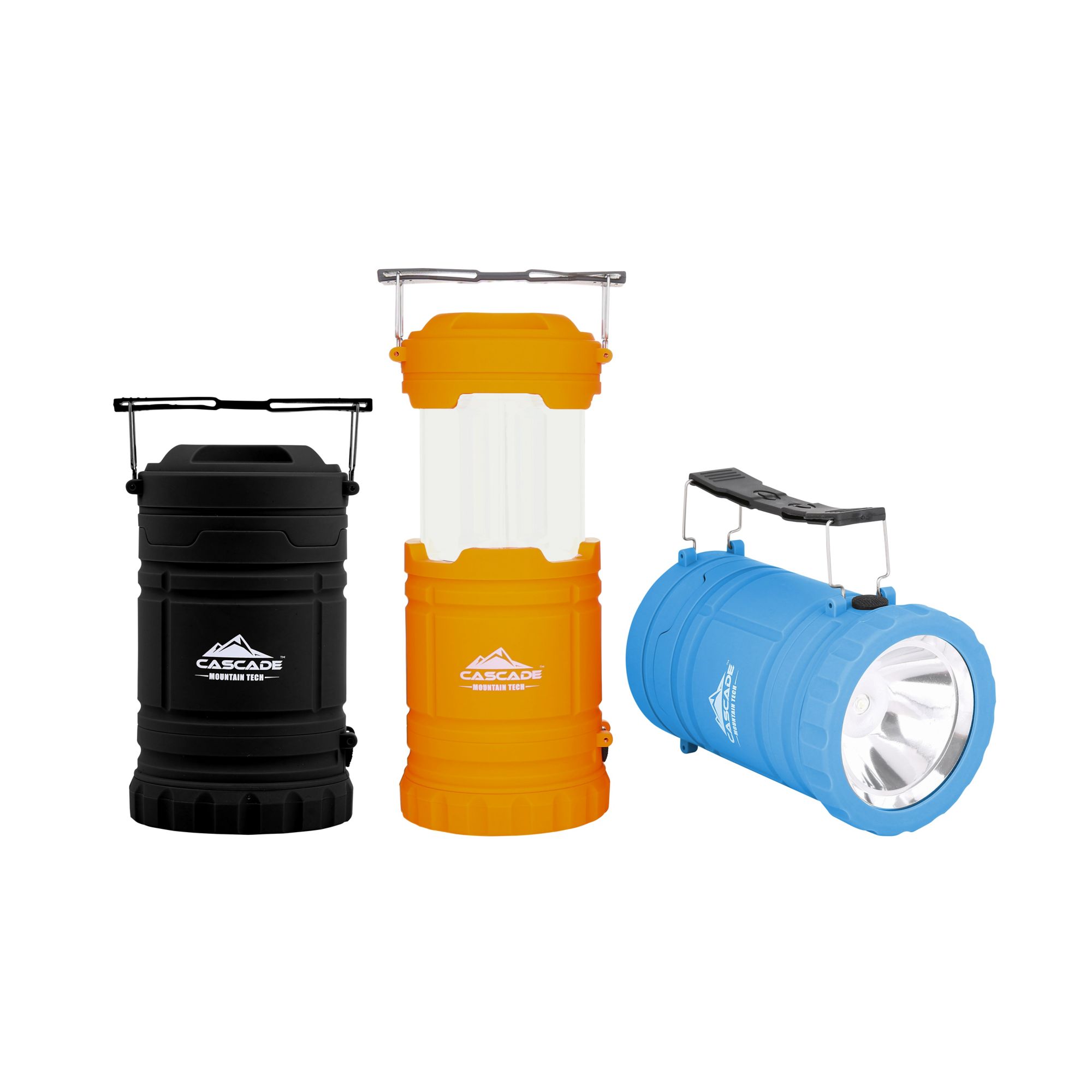 Cascade Mountain Tech Collapsible Flash Pop 2-in-1 Lantern