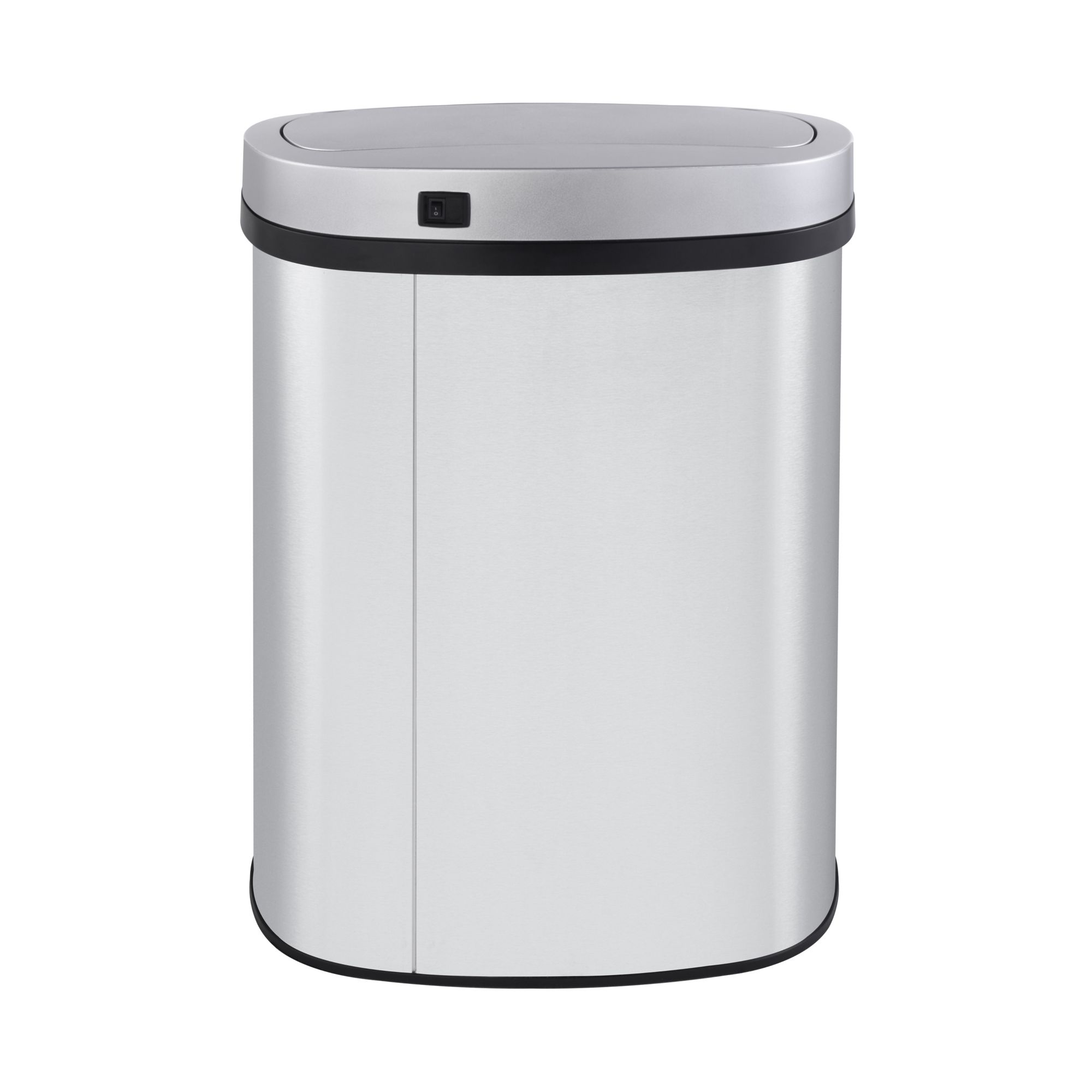 Touch Free Stainless Steel Trash Can 13 Gallon for Kitchen, Automatic  Garbage Can with Lid Trash Bin for Bathroom Kitchen Wastebaskets for  Bedroom