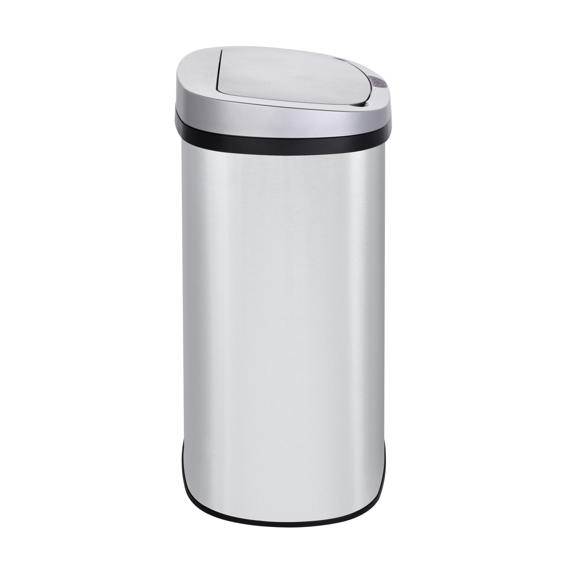 Trash Cans - 13 Gallon Extra-Wide Stainless Steel Automatic Sensor