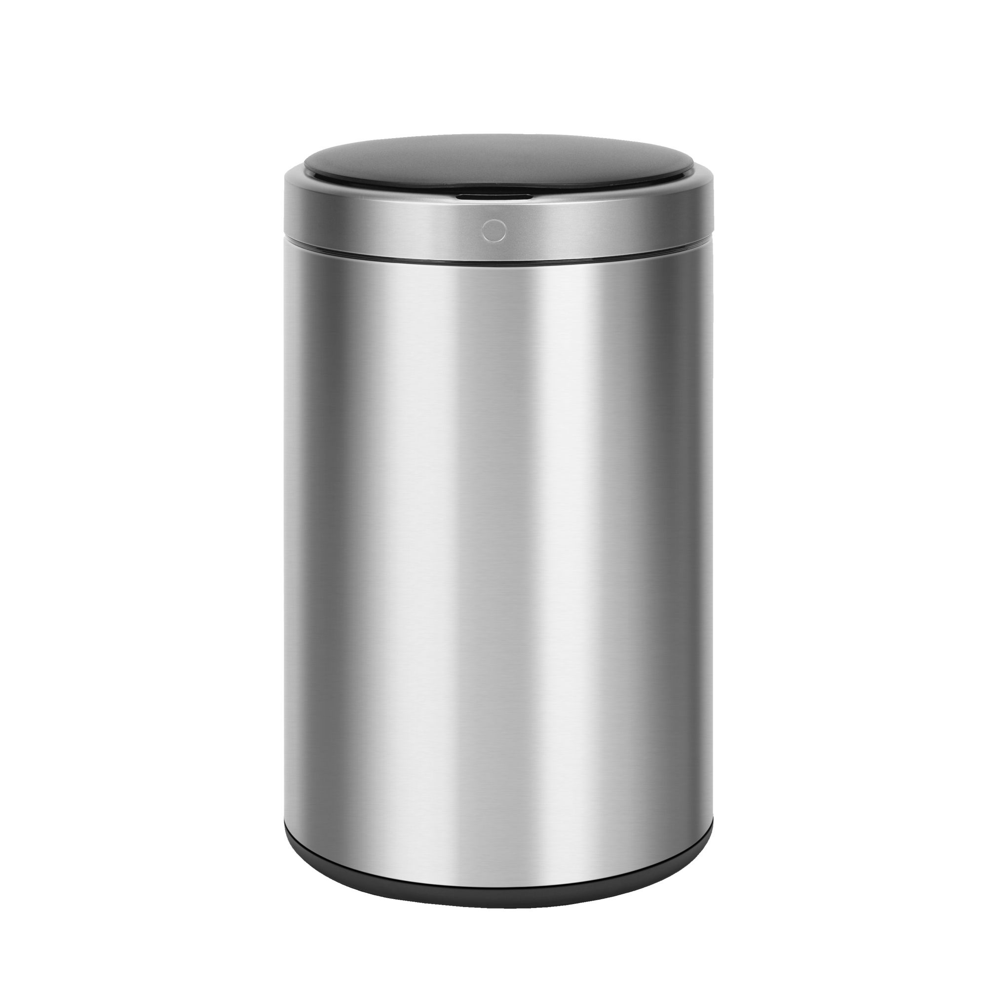 Innovaze 2.6 Gal./10 Liter Slim Stainless Steel Step-On Trash Can for Bathroom and Office - Silver