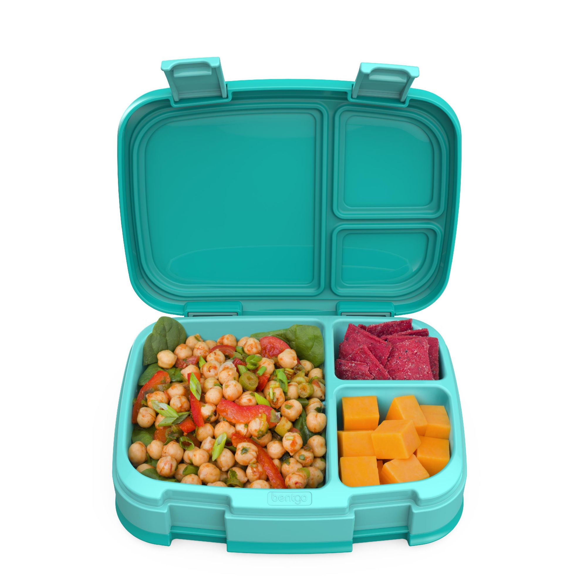 Bentgo Kids Snack - 2 Compartment Leak-Proof Bento-Style Food Storage for  Snacks and Small Meals, Easy-Open Latch, Dishwasher Safe, and BPA-Free -  Ideal for Ages 3+ (Aqua) 