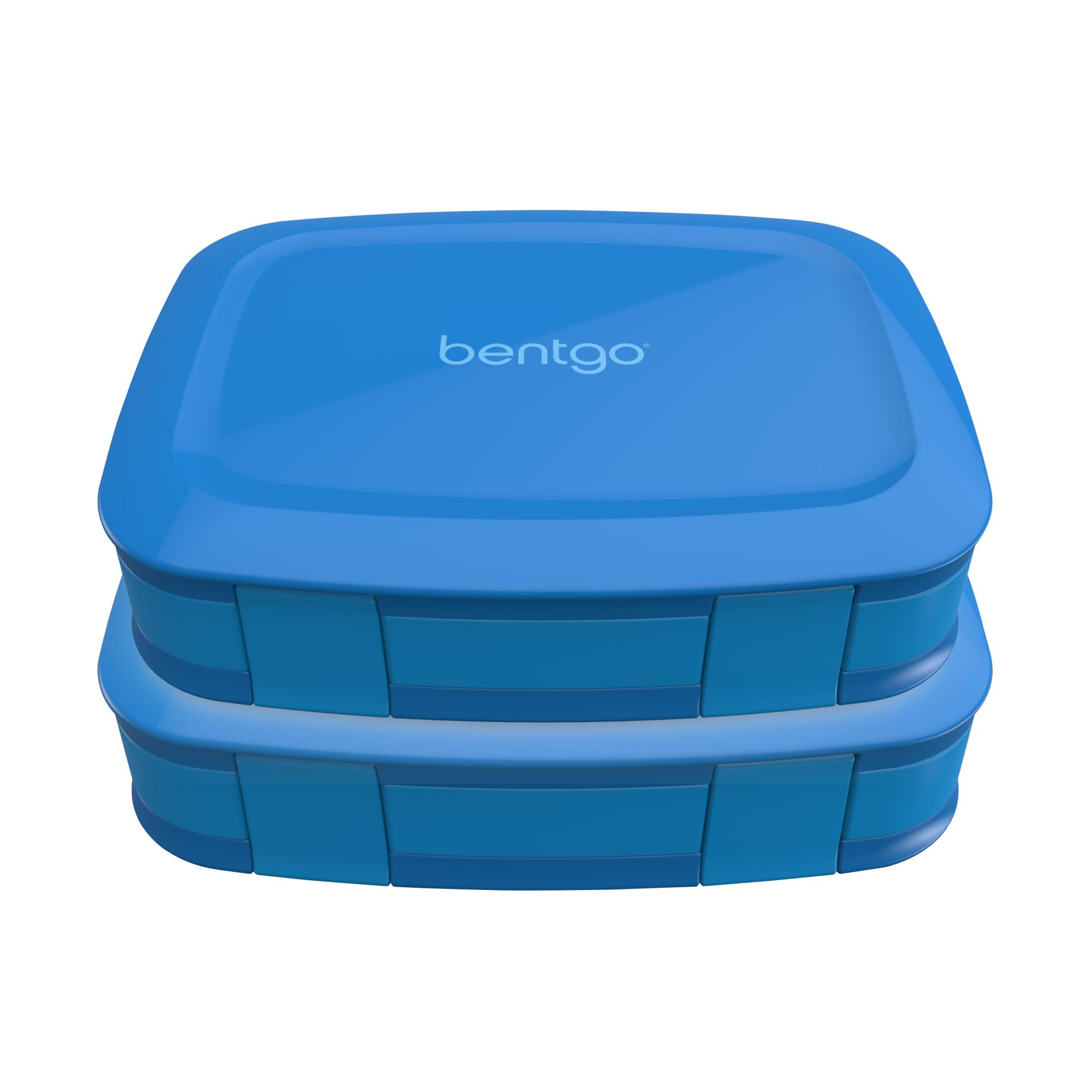 Microwave and Dishwasher Safe Lunch Box Set- 4 Pcs Blue