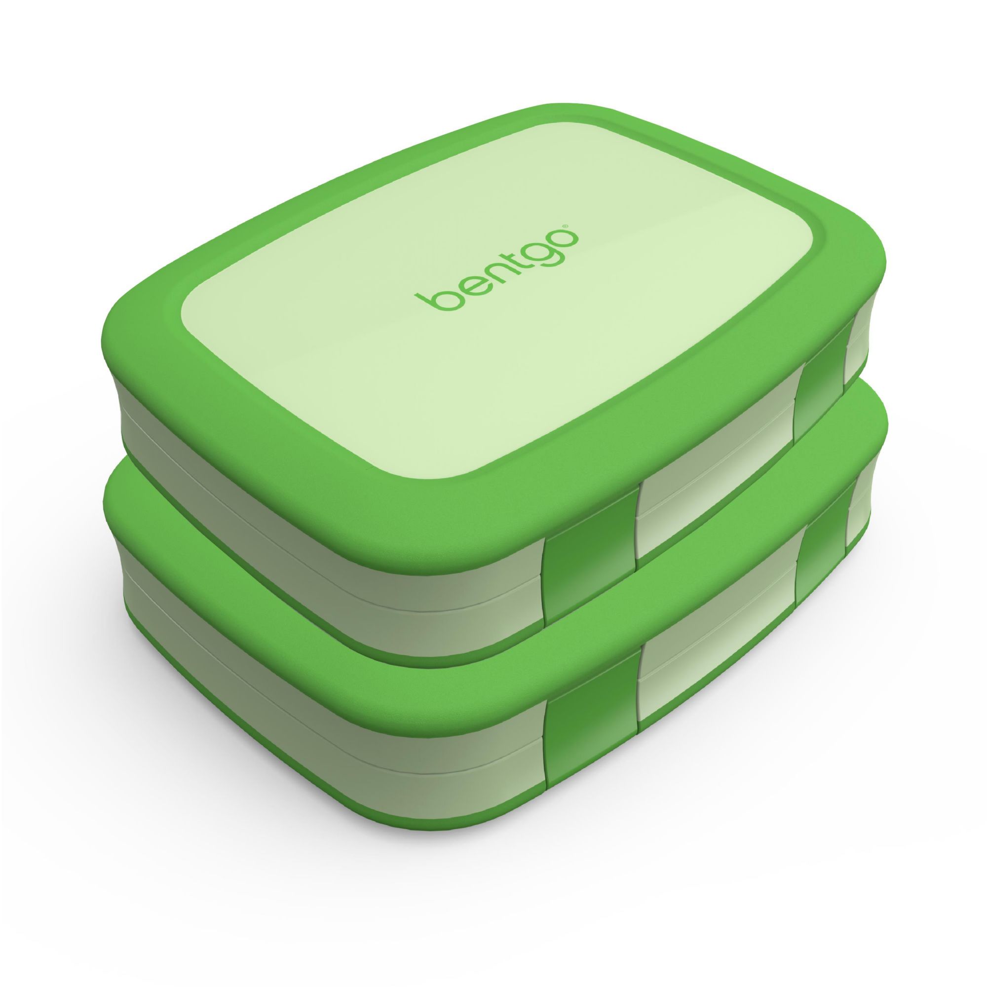 Bentgo 3-Compartment Glass Lunch Container, Green