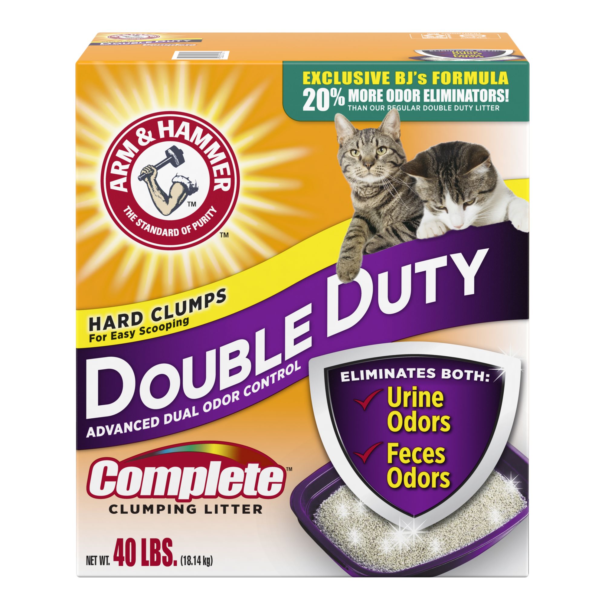 Double duty cat clearance litter