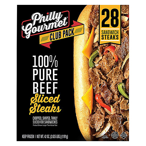 Philly Gourmet Shaved Steak, 42 oz.
