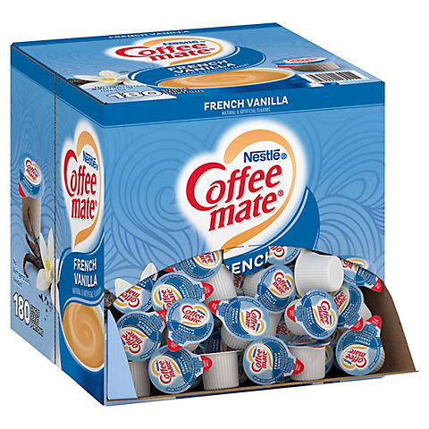 Nestle Coffee-mate French Vanilla Coffee Creamer Singles, 180 ct./0.375 fl. oz.