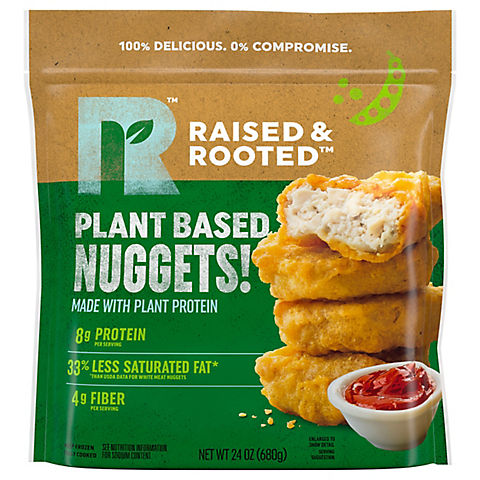 Raised and Rooted Plant Based Frozen Nuggets, 24 oz.