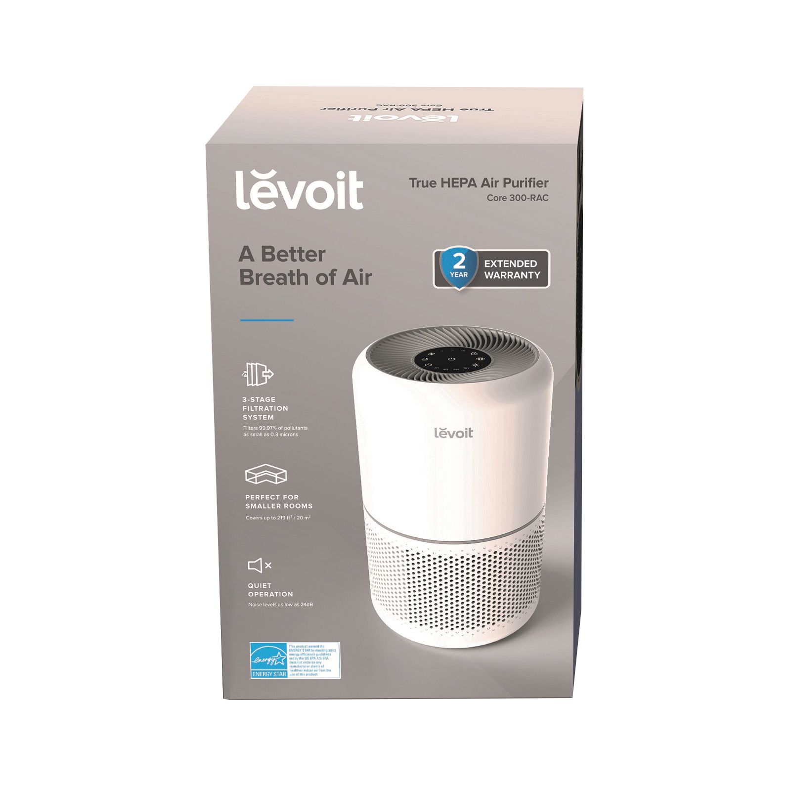 Levoit -pur131 Replacement Filter Set - 2 Hepa Filters & 2