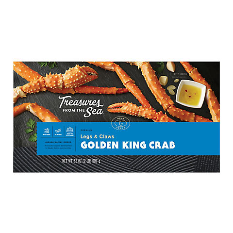 Treasures from the Sea Gold King Crab Leg and Claw, 2 lbs.