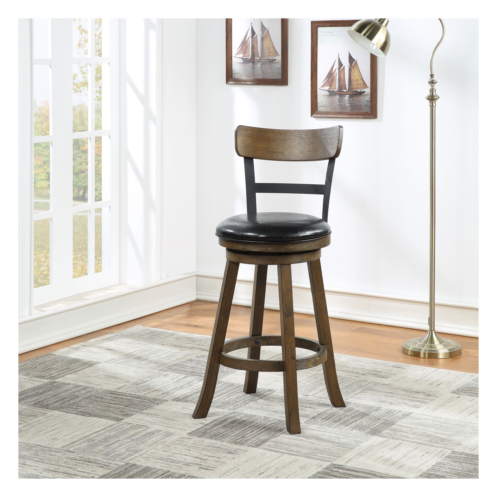 French country outlet swivel bar stools