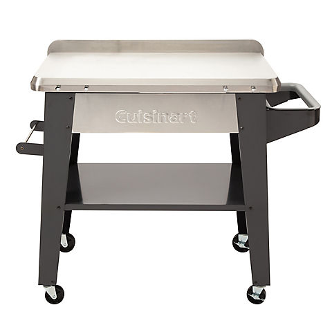 Cuisinart Outdoor Stainless Steel Grill Prep Table with Bonus Cover