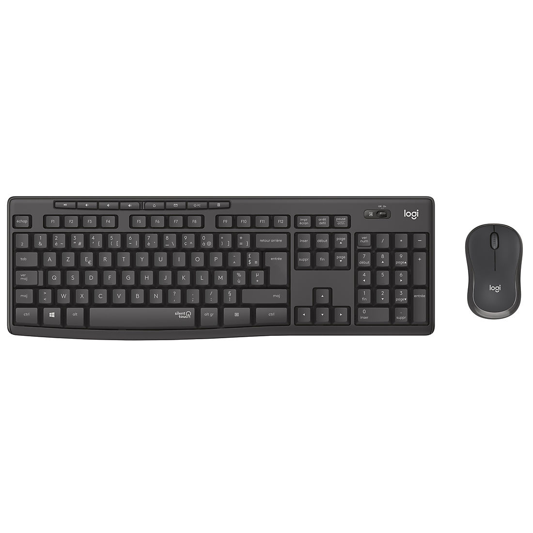 Miner ticket screw Logitech MK295 Silent Wireless Keyboard and Mouse - Graphite - BJs  Wholesale Club